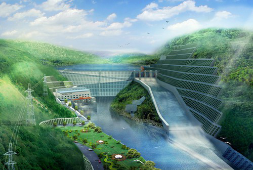 德令哈老挝南塔河1号水电站项目